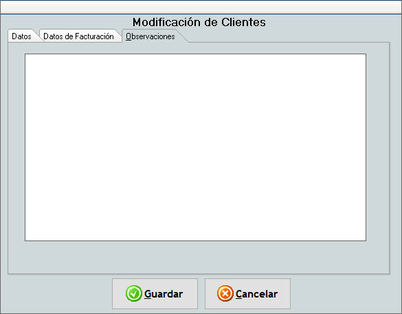 Ficha de Clientes Solapa 3