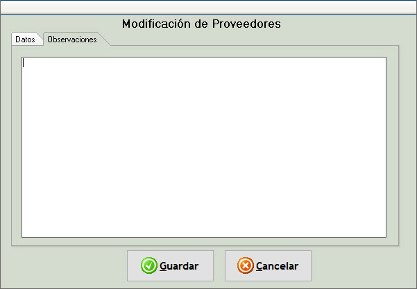 Ficha de Proveedores Solapa 2