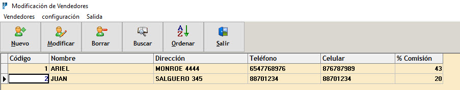 Planilla de Vendedores de Plus 7