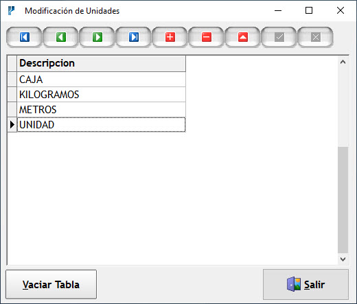 Unidades de Medida de Plus 7