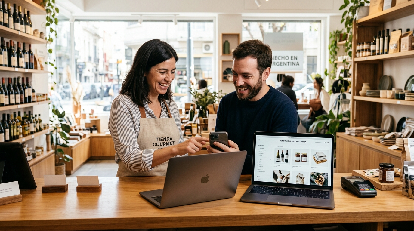 Tienda online propia con carrito de compras conectada a Plus Web